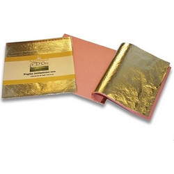 BORMA WACHS Imitation Gold Leaf 2.5 Φύλλα Απομίμησης Χρυσού 25τμχ 14x14cm