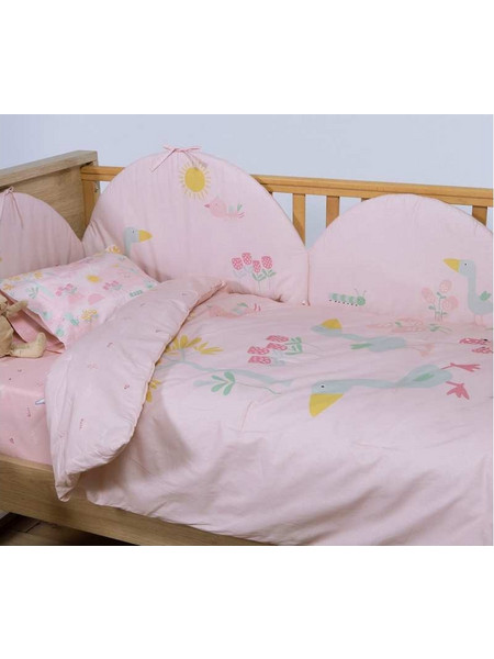 ΒΕΒΕ ΚΟΥΒΕΡΛΙ ΚΟΥΝΙΑΣ (SPRING HAPPINESS PINK) - NEF NEF 110x140 SPRING HAPPINESS PINK / 100% ΒΑΜΒΑΚΙ (ΥΦΑΣΜΑ) | 100% ΠΟΛΥΕΣΤΕΡ (ΕΣΩΤΕΡΙΚΟ)
