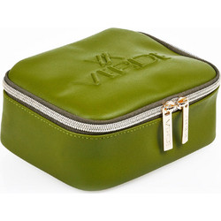 Verde 07-0295 Γυναικείο Νεσεσέρ Ταξιδίου 16x13x8cm Χακί