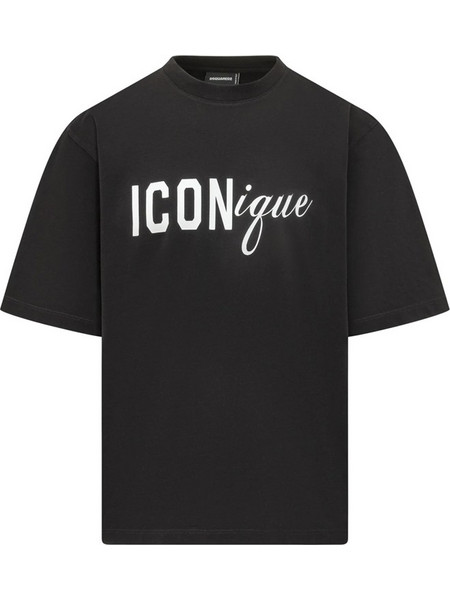 Dsquared2 Icon-Ique Loose Fit T-Shirt Ανδρικό (S78GD0121 D20033 900) Μαύρο