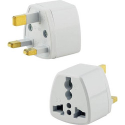 Αντάπτορας Πρίζας Powertech UK/Universal White