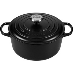 Le Creuset Signature Κατσαρόλα Μαύρη 24cm