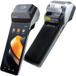 SUNMI V3, A13, EU, smart mobile terminal, 6.75' IPS display, 720x1600 pixels, Android, Qualcomm Hexa-Core, 3GB RAM, 32GB Flash, thermal printer, 2D scanner, NFC, Wi-Fi, 4G, 8MP camera, EU power cord (