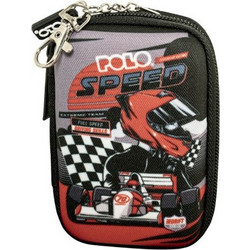 Polo Clip & Zip Mini Κλειδοθήκη-Πορτοφόλι Μαύρο/Γκρι 9-27-006-8472