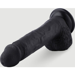 Ομοίωμα Πέους Σιλικόνης για Hismith Sex Machines KlicLok Silicone Realistic Dildo 20 cm - Μαύρο