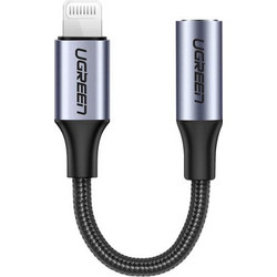 Αντάπτορας Lightning σε 3.5mm M/F UGREEN US211 30756 Μαύρο