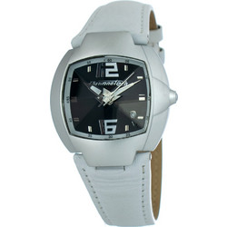 Chronotech Γυναικείο Ρολόι με Λευκό Δερμάτινο Λουράκι CT7305M-01