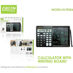 Αριθμομηχανή με Πίνακα Γραφής LCD 7" GreenLyca GL70356 με Γραφίδα - 2 σε 1
