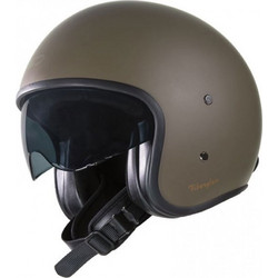 Garibaldi G03X Fiberglass Matt Coffee Κράνος Μηχανής Jet 1050gr