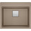 Franke Mythos Kubus 2 Pro KNG 610-53 Ένθετος Νεροχύτης Γρανίτη Ματ Oyster 59x51cm