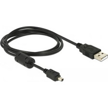 Delock Camera cable USB-B mini 4pin To USB-A 1,5m male-male (82113)