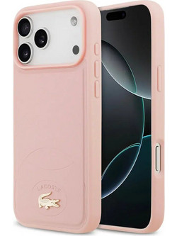 Θήκη Lacoste για iPhone 17 Pro Max - MagSafe - Bliss Design - Ροζ (3666339510947)