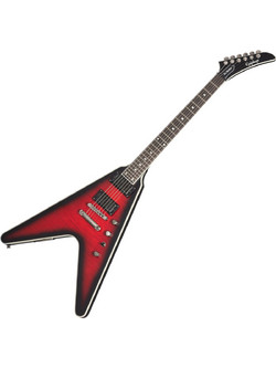 Epiphone Dave Mustaine Prophecy Ηλεκτρική Κιθάρα V Style με Μαγνήτες HH & Ταστιέρα Ebony Aged Dark Red Burst