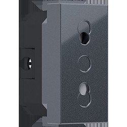MODYS ΔΙΠΟΛΙΚΗ ΠΡΙΖΑ ΑΣΦΑΛΕΙΑΣ ΑΝΘΡΑΚΙ 2P 10A 250VAC IP20 / 10101312532