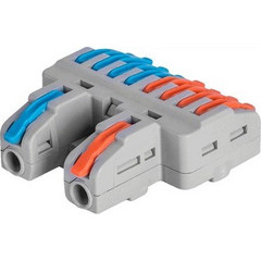Powertech POWERTECH κλέμα σύνδεσης καλωδίων TOOL-0109, 8pin προς 2pin, 5τμχ