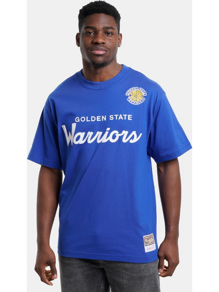 Mitchell & Ness NBA Head Coach Golden State Ανδρικό T-Shirt FC16318-GSWROYA ROYAL