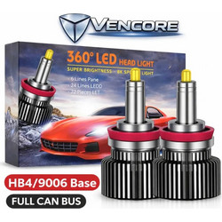 VenCore VenCore 3126-10210 - HB4 9006 - Ζεύγος Λαμπτήρων LED για Βάση HB4 9006 Κυρίως Φωτισμού Αυτοκινήτου η Μοτοσυκλέτας 45 Watt CanBus 4th Gen 18800 (9400+9400) Lumen 12-24 Volt Ψυχρό Λευκό 6000K