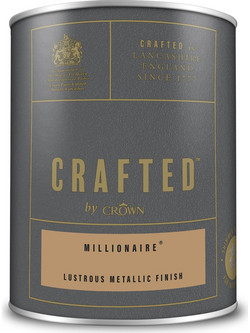 Μεταλλικό Χρώμα Νερού Χρυσό Ματ/ Millionaire CRAFTED Crown 125ml