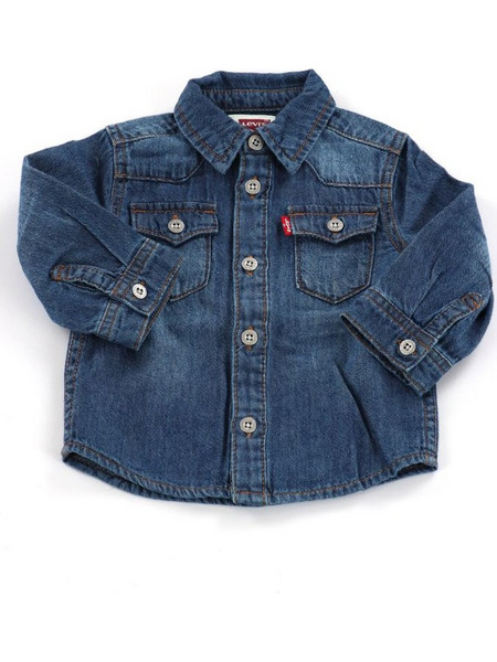 ΒΡΕΦΙΚΟ ΤΖΙΝ ΜΠΛΕ ΠΟΥΚΑΜΙΣΟ LEVI'S BOY (3666643146542)