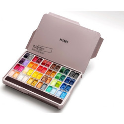 HIMI TWIN CUP JELLY ACRYLIC SET - 48 ΧΡΩΜΑΤΑ ΚΑΙ ΠΑΛΕΤΑ ΑΝΑΜΙΞΗΣ ΡΟΖ ΚΟΥΤΙ TBT40