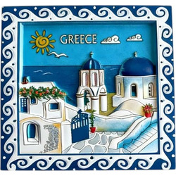 Tουριστικό μαγνητάκι Souvenir - Σετ 12pcs - Greece - 678509
