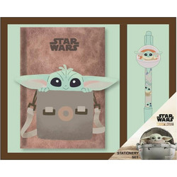 Star Wars The Mandalorian Grogu stationery set