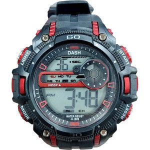 Ψηφιακό ρολόι χειρός - H1609 - Dash - 115169 - Black/Red Ψηφιακό ρολόι χειρός - H1609 - Dash - 115169 - Black/Red