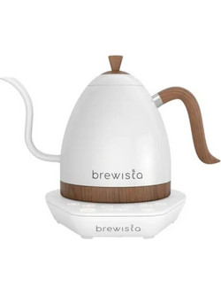 Brewista Αrtisan Βραστήρας 1lt 1000W Matte Λευκός Καφέ