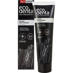 Ecodenta Black Whitening Οδοντόκρεμα για Λεύκανση κατά της Πλάκας Ενεργού Άνθρακα 100ml