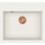 Helika Quadro SQQ100-710 AQF-001V-C Ένθετος Νεροχύτης Γρανίτη Λευκός 56.5x51cm