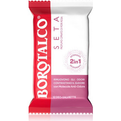 Borotalco Soft Talc & Pink Flower Υγρά Αποσμητικά Μαντηλάκια 12τμχ