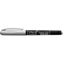 Pica Permanent Marker INSTANT white, Bullet Tip, 1-2mm