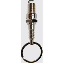 Huf Spark It Up Keychain (AC01191-Silver)