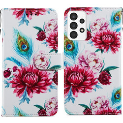 Pattern Samsung Galaxy A13 4G Painted Horizontal Flip Θήκη Βιβλίο με Σχέδιο