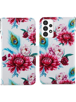 Pattern Samsung Galaxy A13 4G Painted Horizontal Flip Θήκη Βιβλίο με Σχέδιο