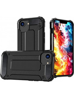 Forcell iPhone 16e Hybrid Armor Θήκη Σκληρή - Black