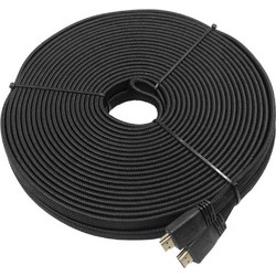 Καλώδιο HDMI 2.0 Braided HDMI Male to HDMI Male 20m Black YWX-4K-20