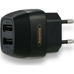 Remax RP-U29 Flinc Φορτιστής Χωρίς Καλώδιο με 2 Θύρες USB-A Black