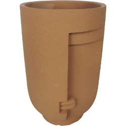 MarHome Πρόσωπο Κασπώ Τσιμέντο Terracotta Φ14.5x23cm 06-20294