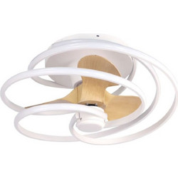 Eurolamp 300-25044 Ανεμιστήρας Οροφής 68cm 26W με Φως & Τηλεχειριστήριο Λευκός