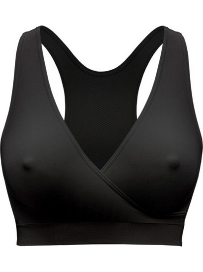 Medela Στηθόδεσμος Εγκυμοσύνης & Θηλασμού Keep Cool(TM) Sleep Bra Μαύρο XXLarge 101045327