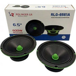 Rolinger Oems RLG-6561A Σετ Ηχεία Αυτοκινήτου 6.5" Midrange 180W RMS