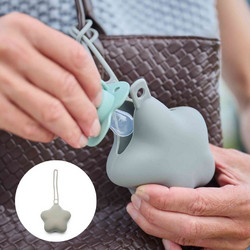 Dooky Silicone Pacifier Case Grey Star Θήκη Πιπίλας από Σιλικόνη Αστεράκι Γκρι 1τεμ