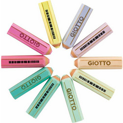 Γόμα μολύβι GIOTTO HAPPY GOMMA PASTEL 234000