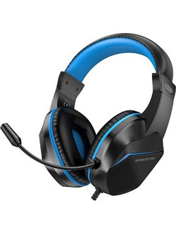 Borofone BO104 Phantom Gaming Headset Over Ear Black Blue