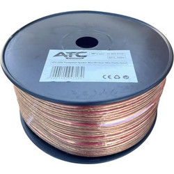 ATC Στροφείο Καλώδιο Ηχείου Διαφανές 2x1,5mm 100m - (ATC-2250)