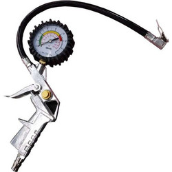 Πιστόλι Αέρος Ελαστικών με Μανόμετρο - Inflator and Gauge Kit