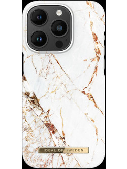 iDeal of Sweden Fashion Back Cover Carrara Golde (iPhone 14 Pro)