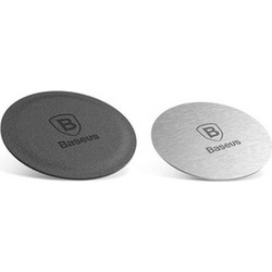 Βάση Στήριξης Αυτοκινήτου Baseus Magnetic Bracket Iron Kit - Silver/Black (2τμχ)