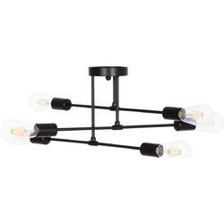 ΦΩΤΙΣΤΙΚΟ ΟΡΟΦΗΣ ΠΟΛΥΦΩΤΟ LIGHTY HM7427.11 ΜΕΤΑΛΛΟ ΣΕ ΜΑΥΡΟ 51x51x23Υεκ